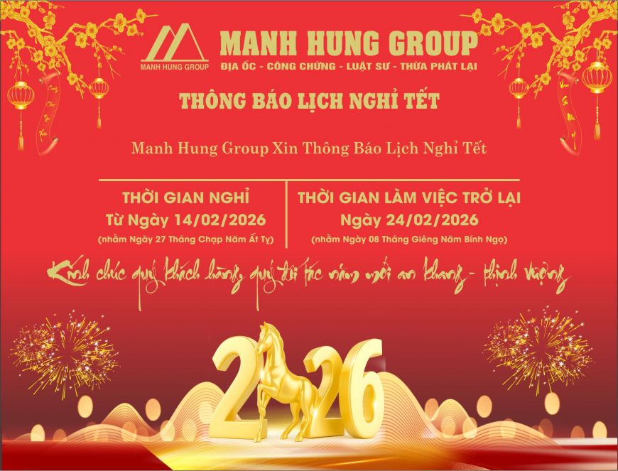 Manh Hung Group Thông Báo Lịch Nghỉ Tết Nguyên Đán Năm 2026